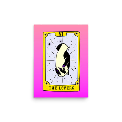 The Lovers Tarot Card Framed Print