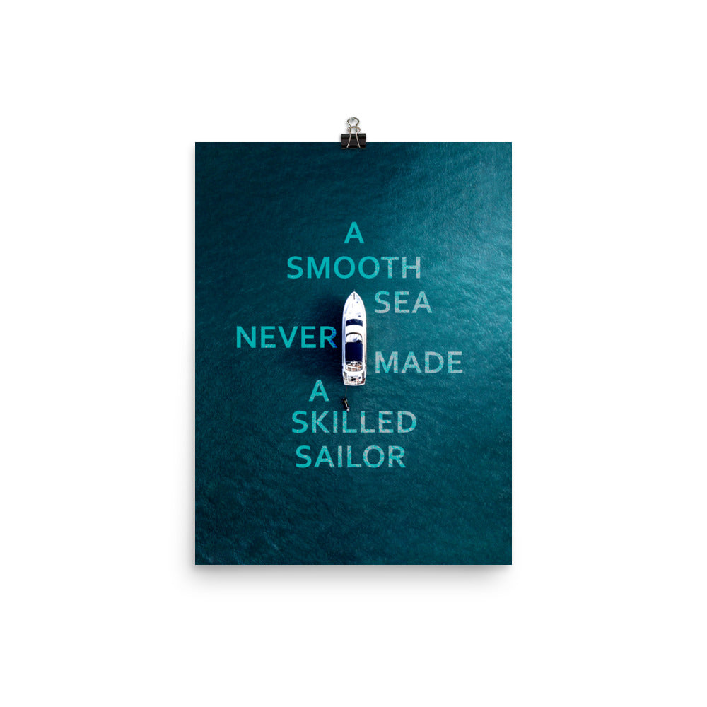 A Skilled Sailor Poster Print