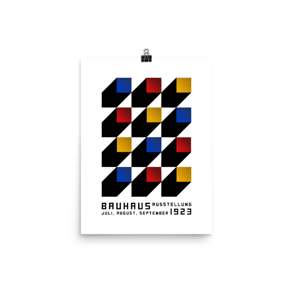 Bauhaus Blocks Poster Print