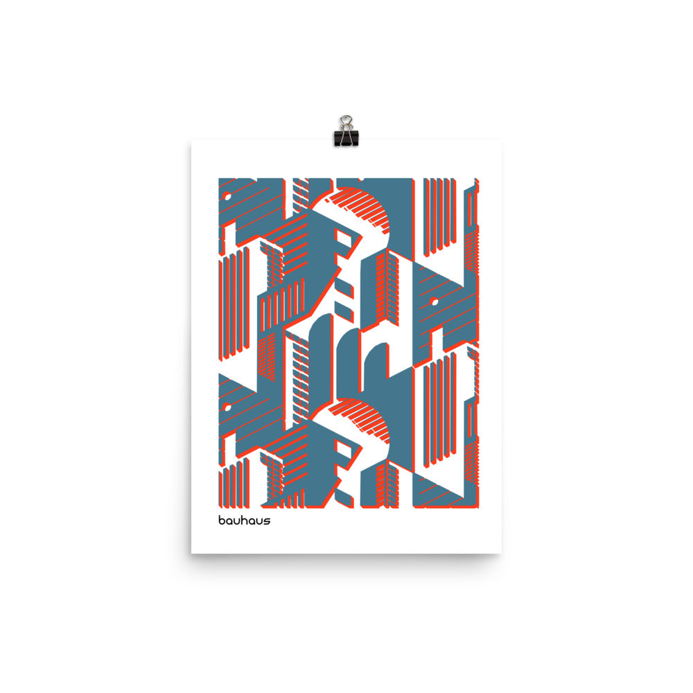 Bauhaus Rooms Poster Print