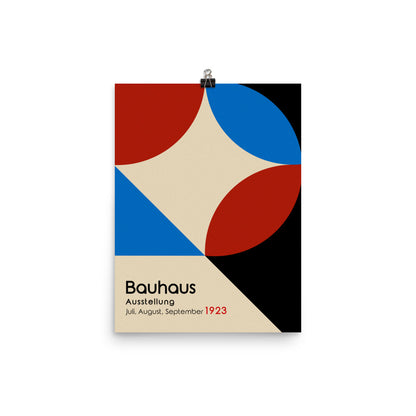 Bauhaus Shapes Poster Print