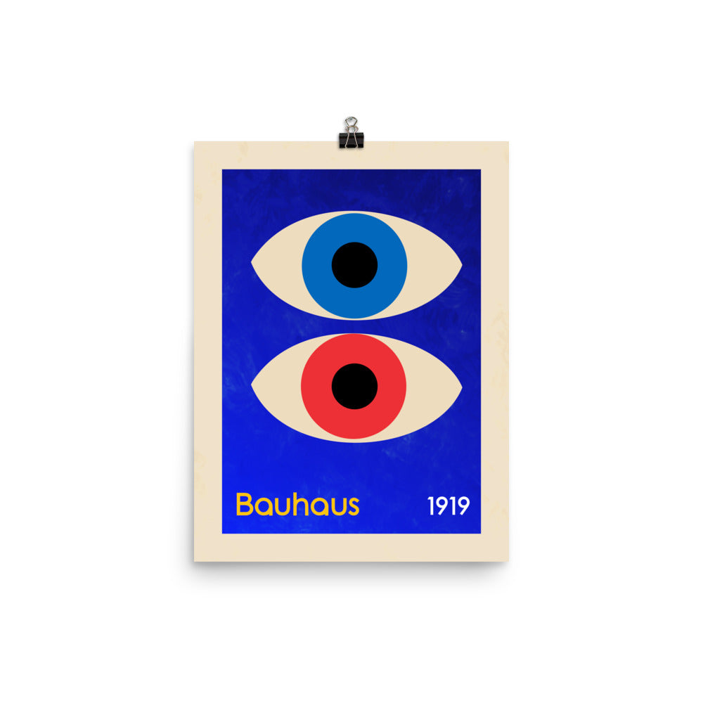 Bauhaus Eyes Poster Print