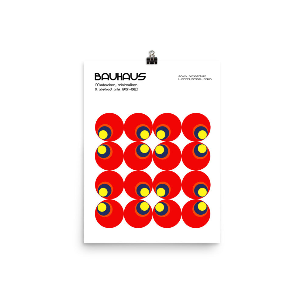 Bauhaus Rotating Radiance Poster Print