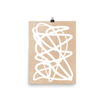 Nude Doodle Framed Print