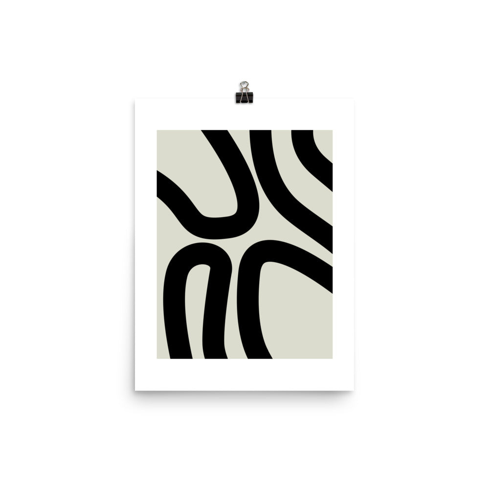 Abstract Lines Framed Print