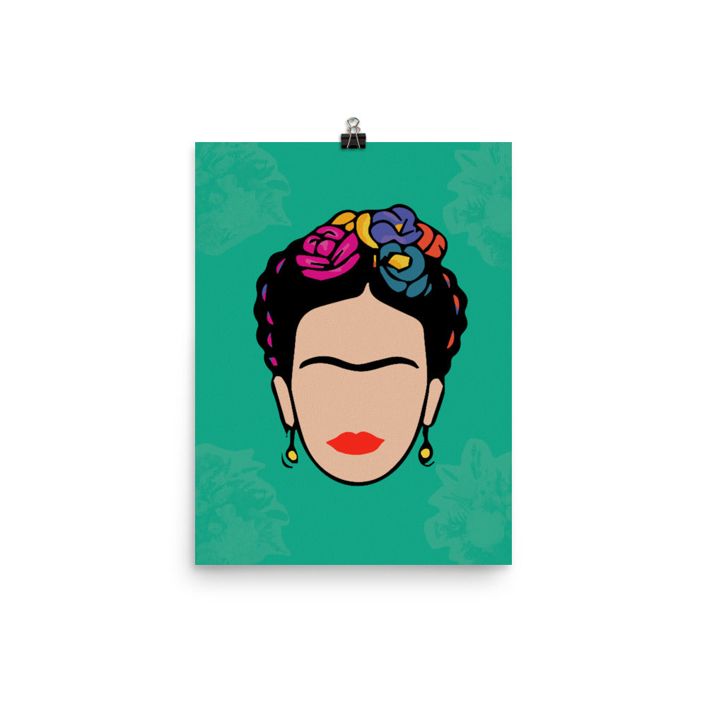 Frida in Vivid Framed Print