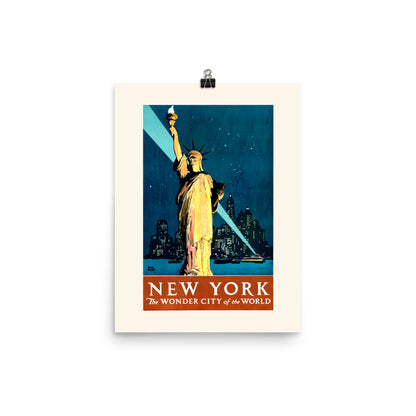 New York, the Wonder City of the World 1927 Framed Print