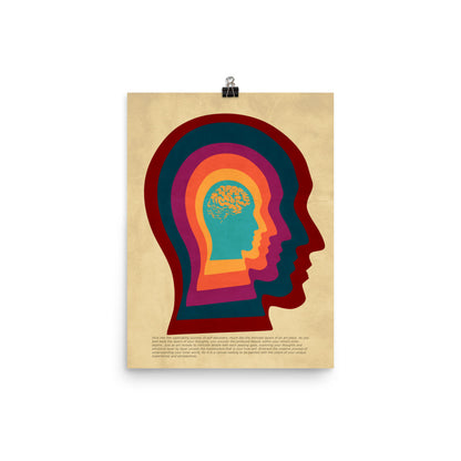 Layered Thoughts Framed Print