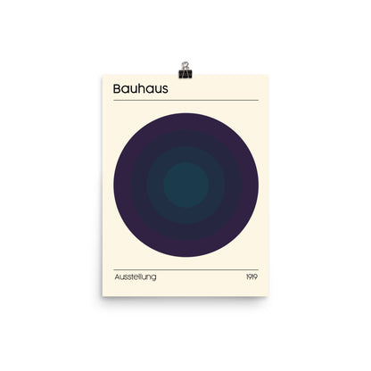 Bauhaus Concentrix Framed Print