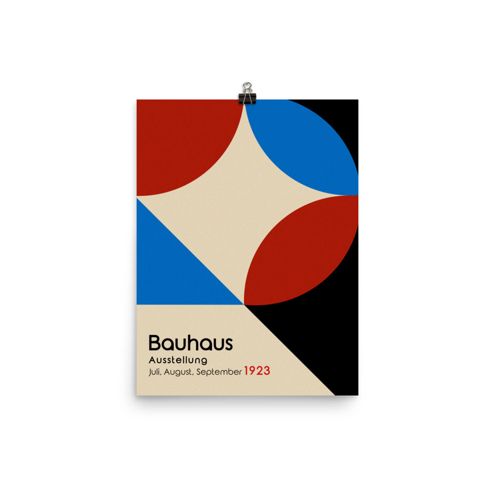 Bauhaus Shapes Framed Print