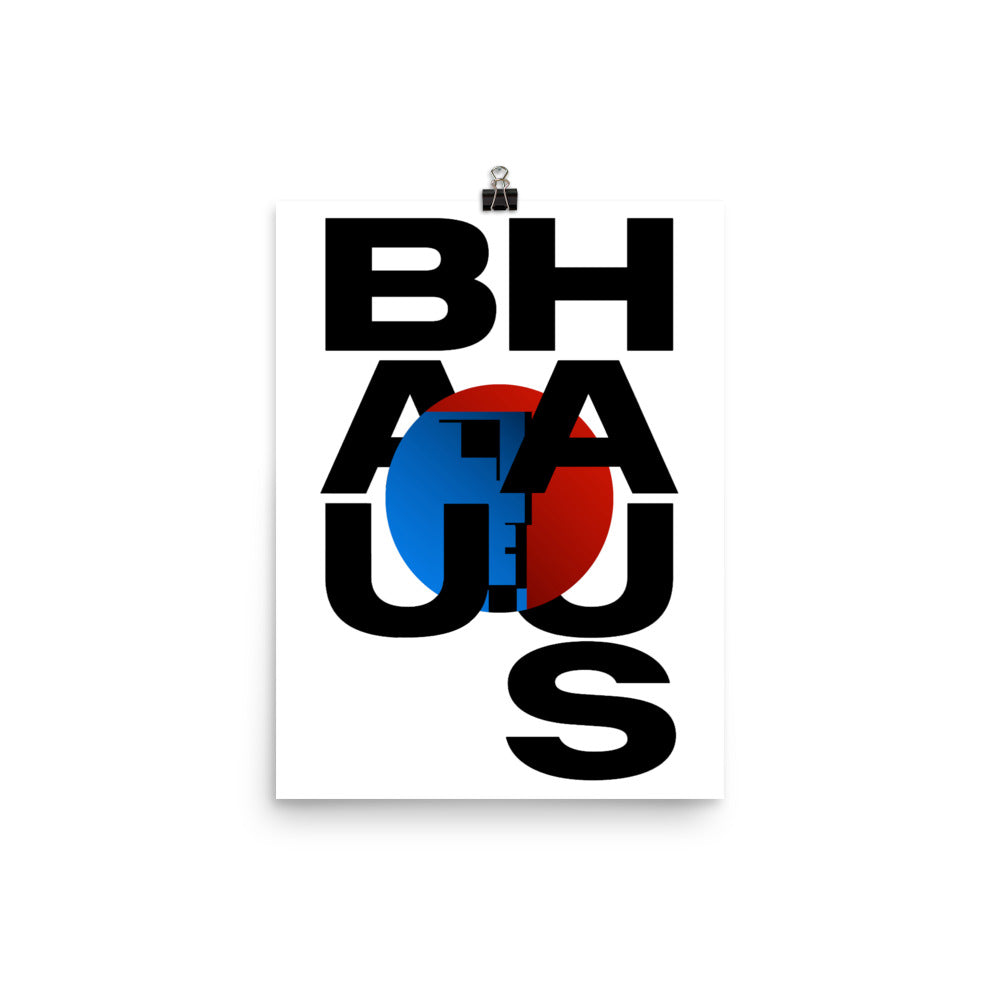 Bauhaus Bold Spot Framed Print