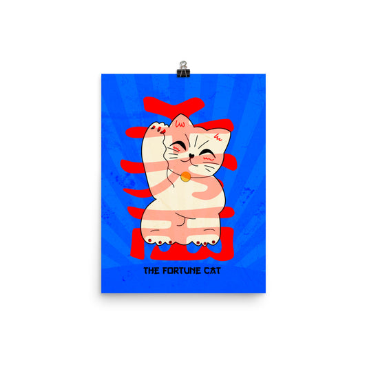 The Fortune Cat Poster Print