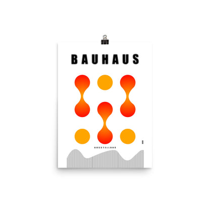 Bauhaus Lava Drops Framed Print