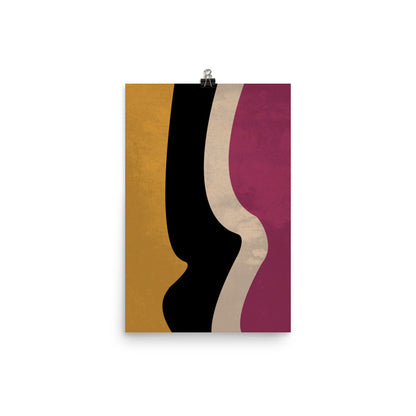 The Abstract Arches Poster Print