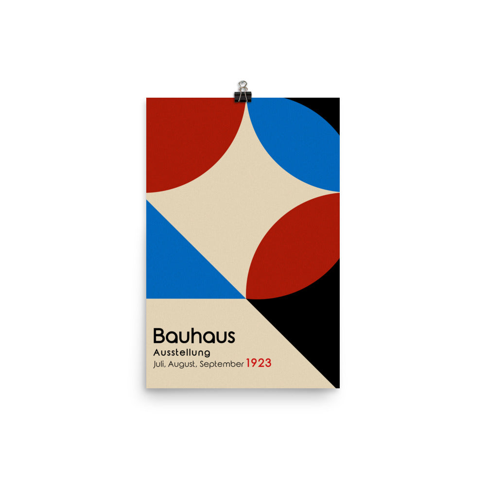 Bauhaus Shapes Poster Print