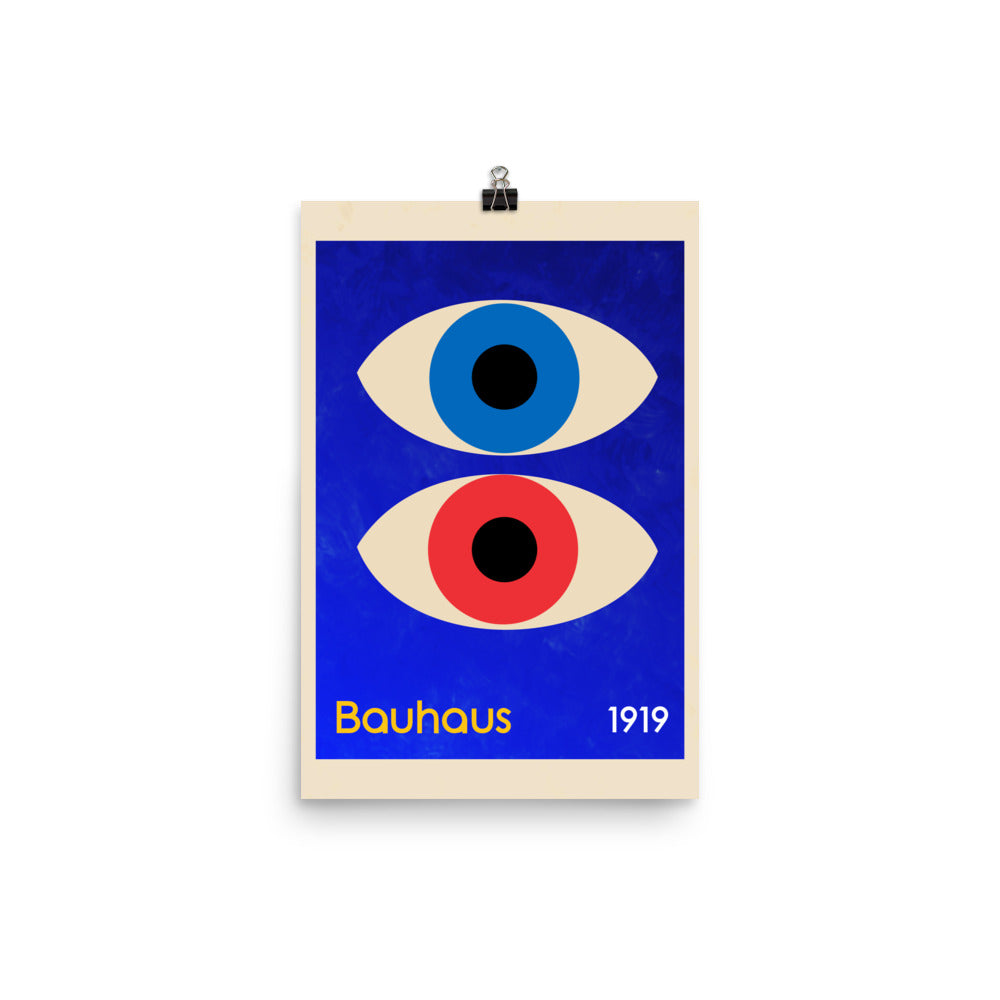 Bauhaus Eyes Poster Print