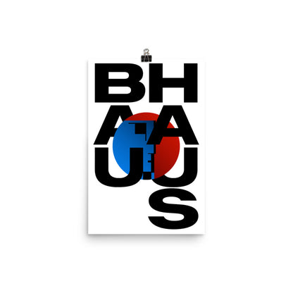 Bauhaus Bold Spot Framed Print