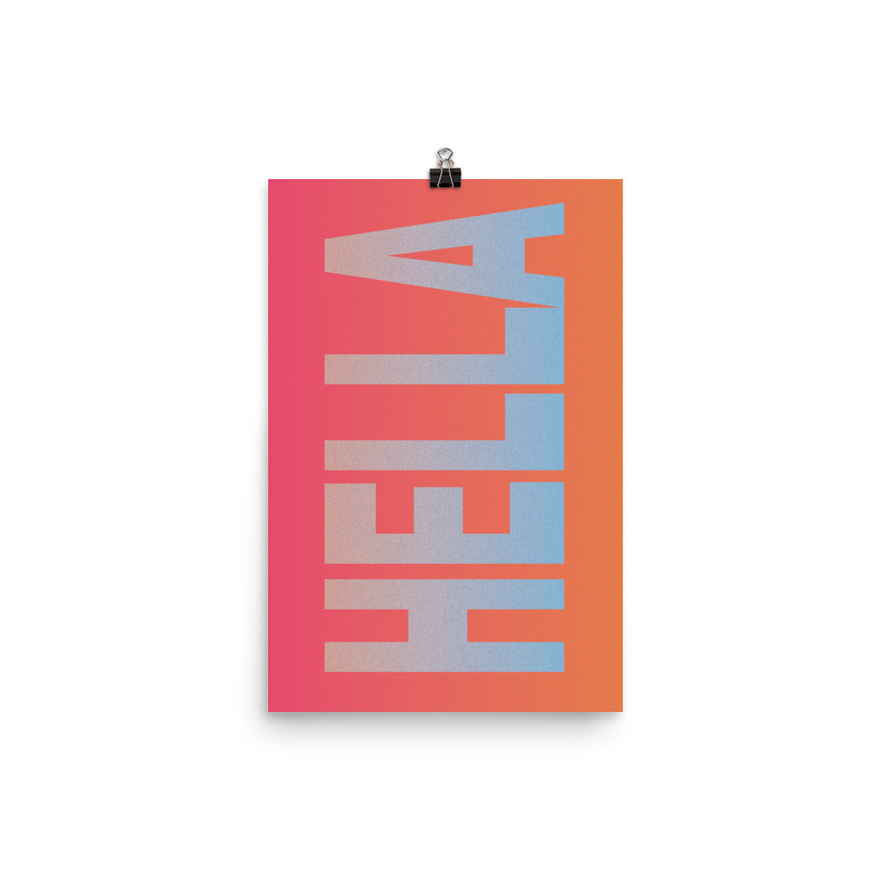 HELLA Poster Print