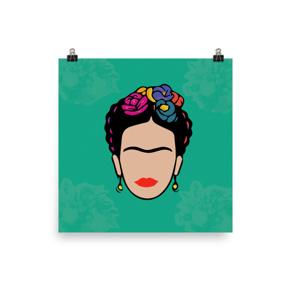 Frida in Vivid Framed Print