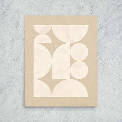 Boho Circular Framed Print