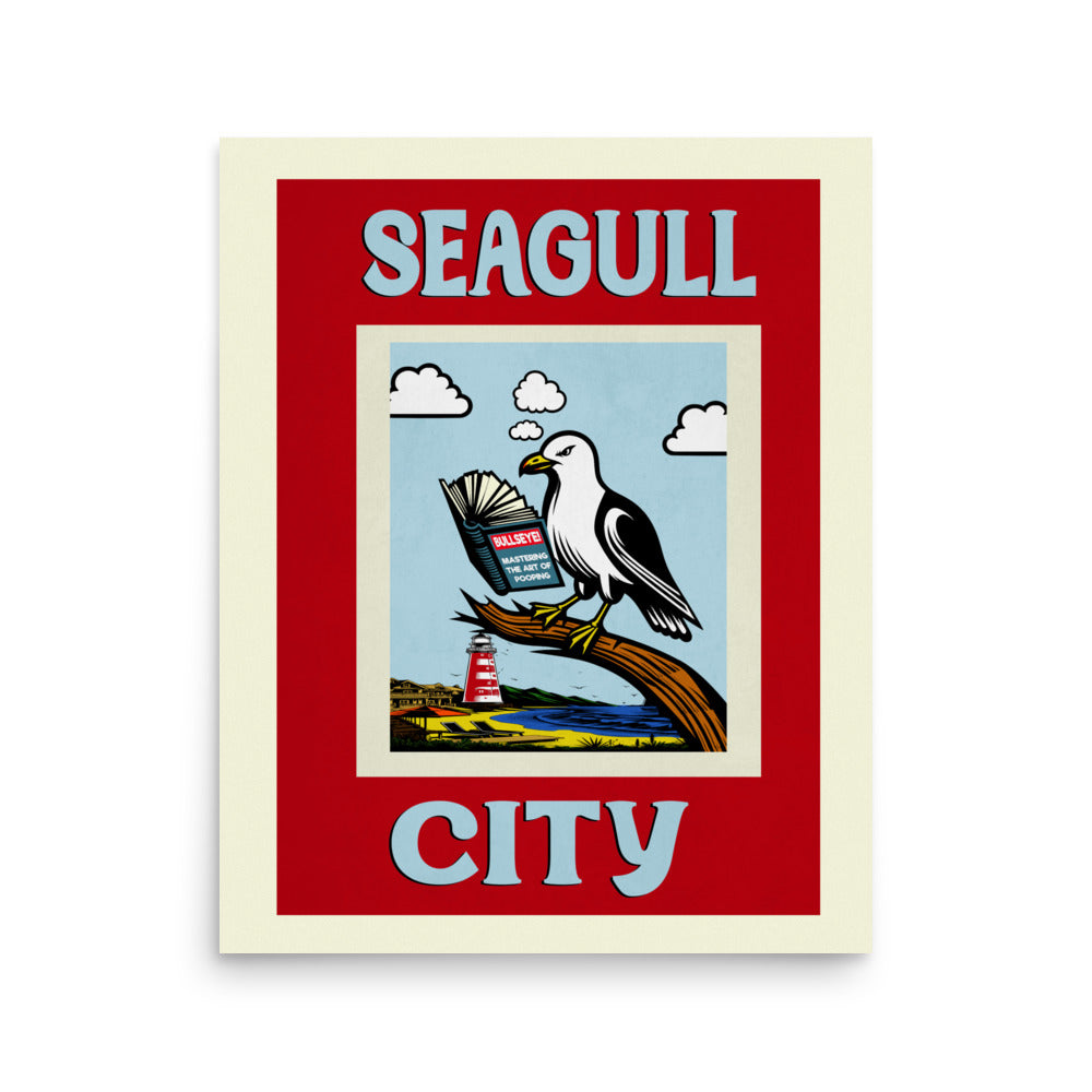 Seagull City Poster Print