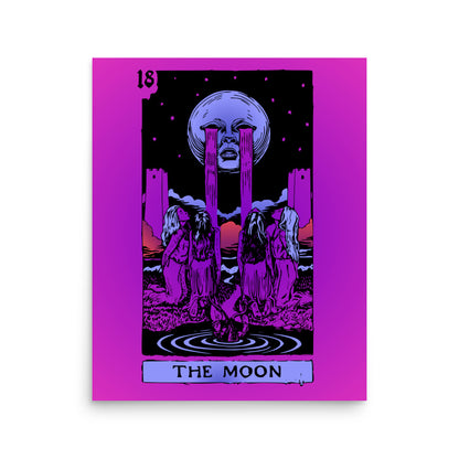 Moon - Tarot Card Framed Print