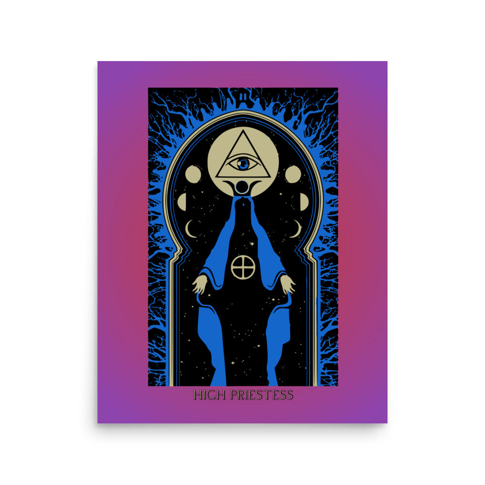 High Priestess Tarot Card Framed Print