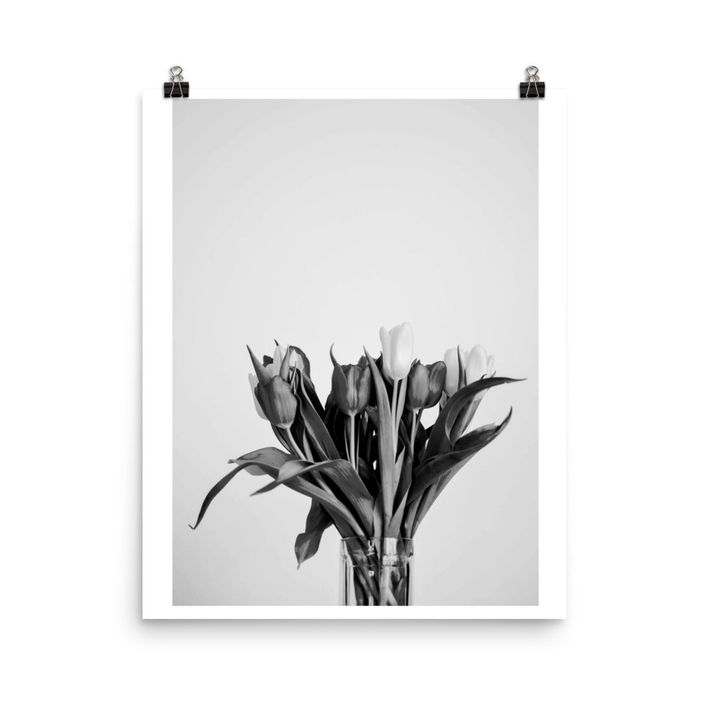 Minimalist Floral Art Poster Print