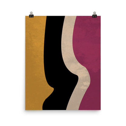 The Abstract Arches Poster Print