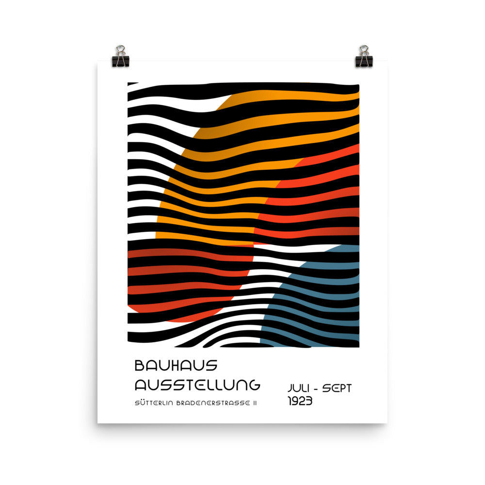 Bauhaus Between Lines Poster