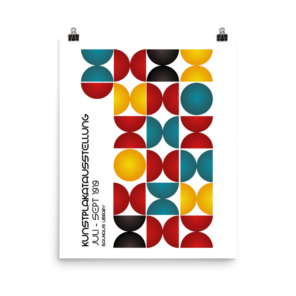 Kunstplakat Ausstellung Bauhaus Poster Print