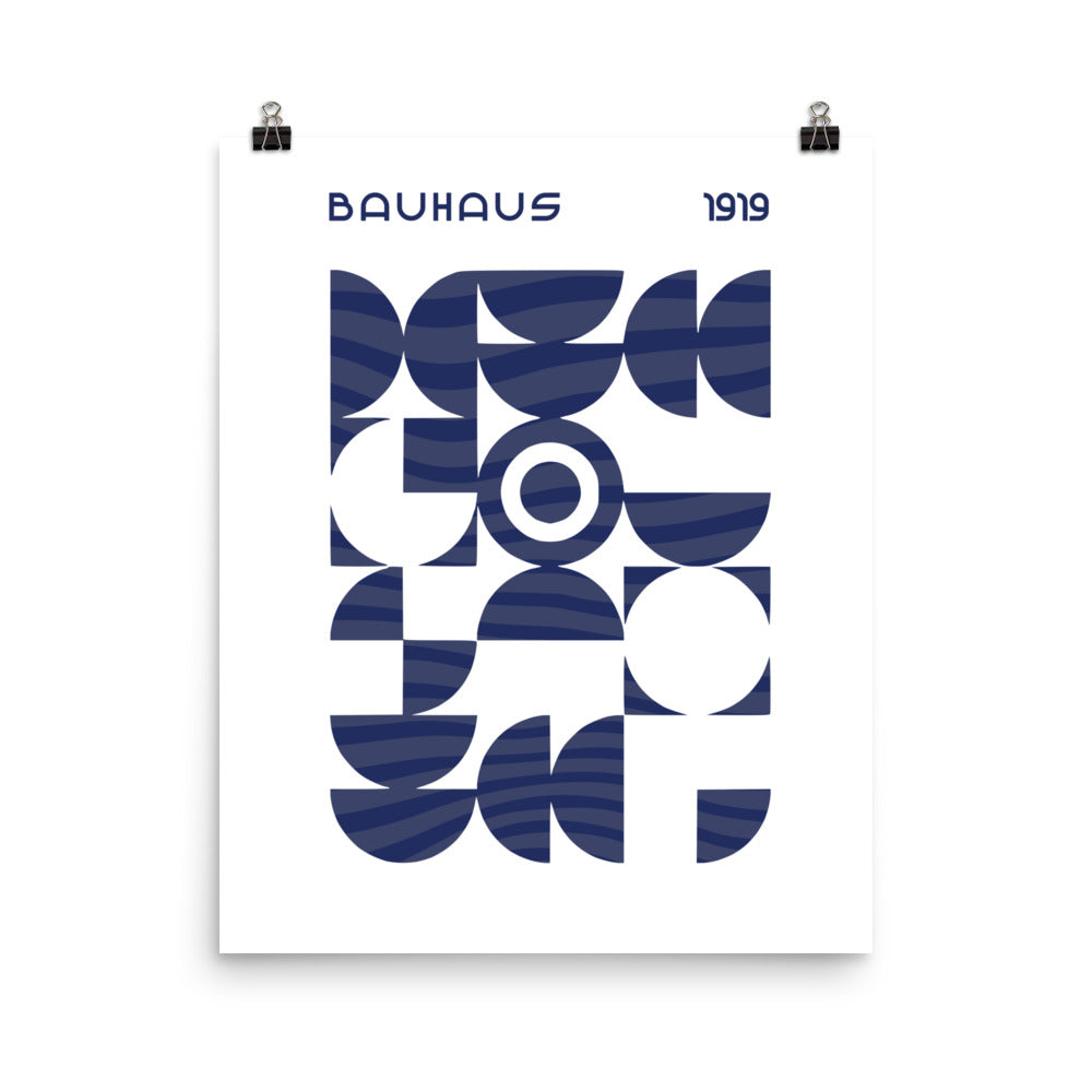 Buahaus Geometric Abstraction Poster Print