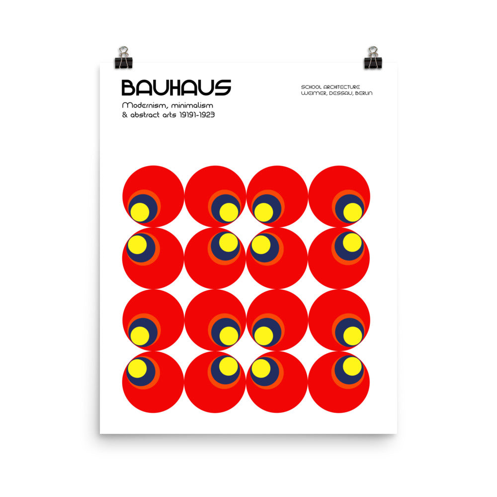 Bauhaus Rotating Radiance Poster Print