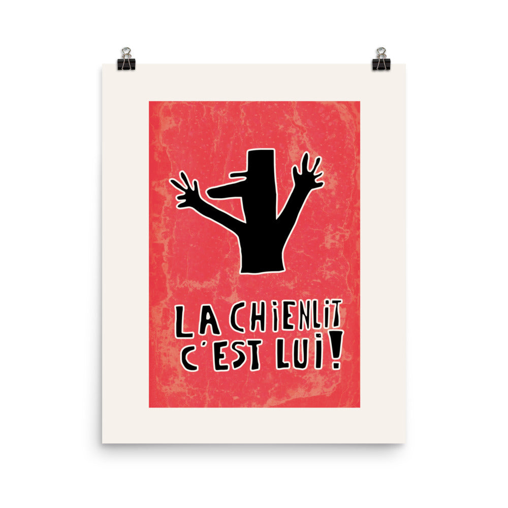 La Chienlit Framed Print