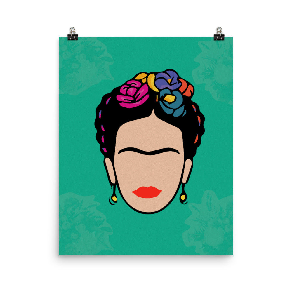 Frida in Vivid Framed Print