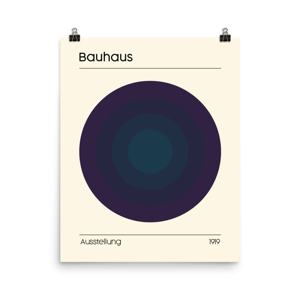 Bauhaus Concentrix Framed Print