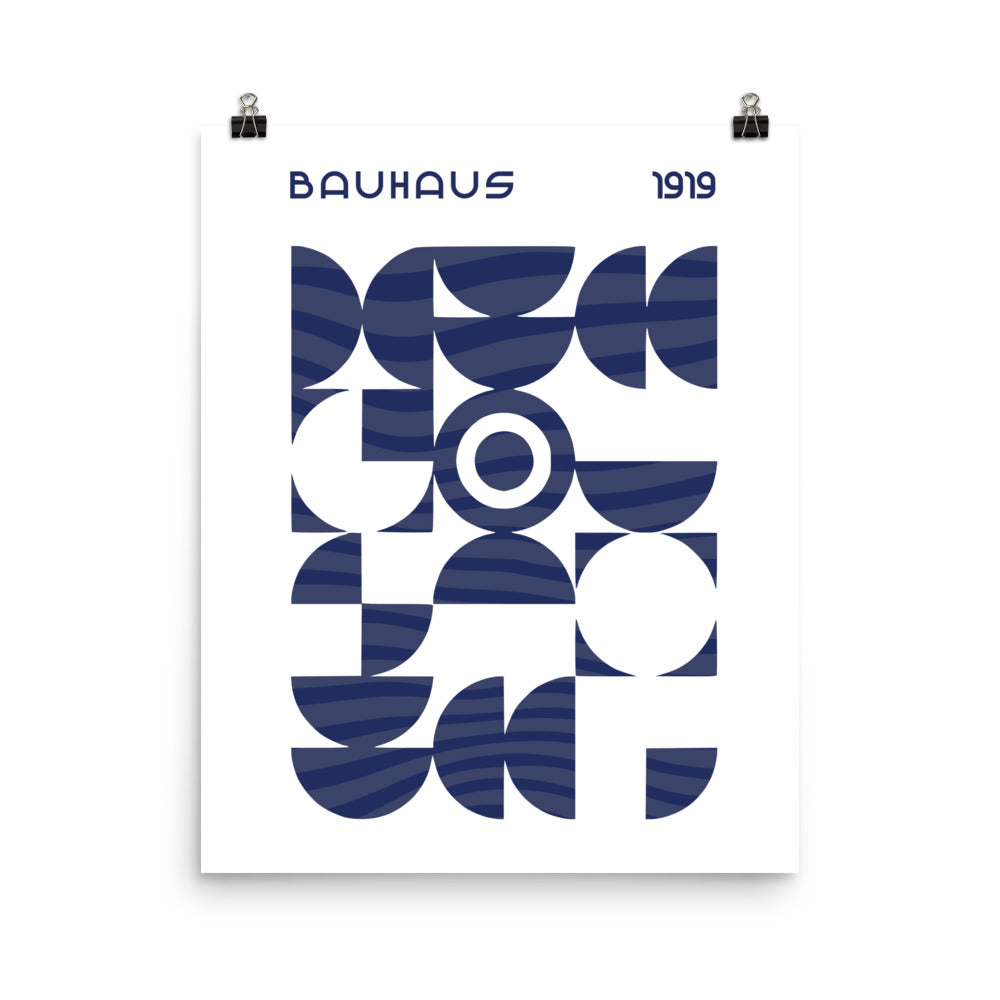 Buahaus Geometric Abstraction Framed Print