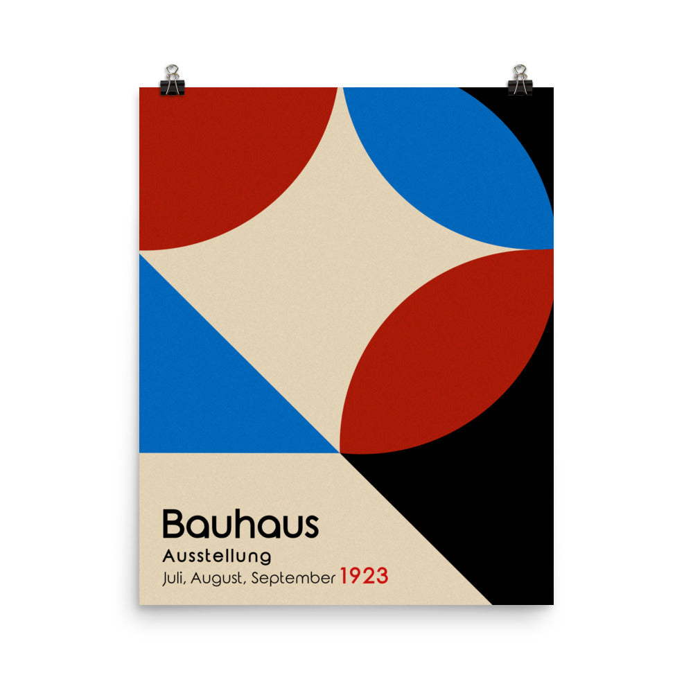 Bauhaus Shapes Framed Print