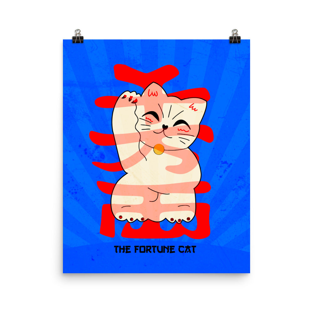 The Fortune Cat Poster Print