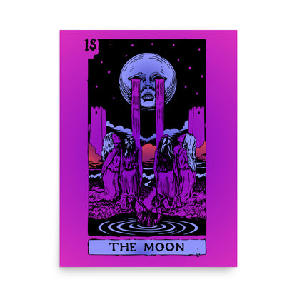 Moon - Tarot Card Framed Print