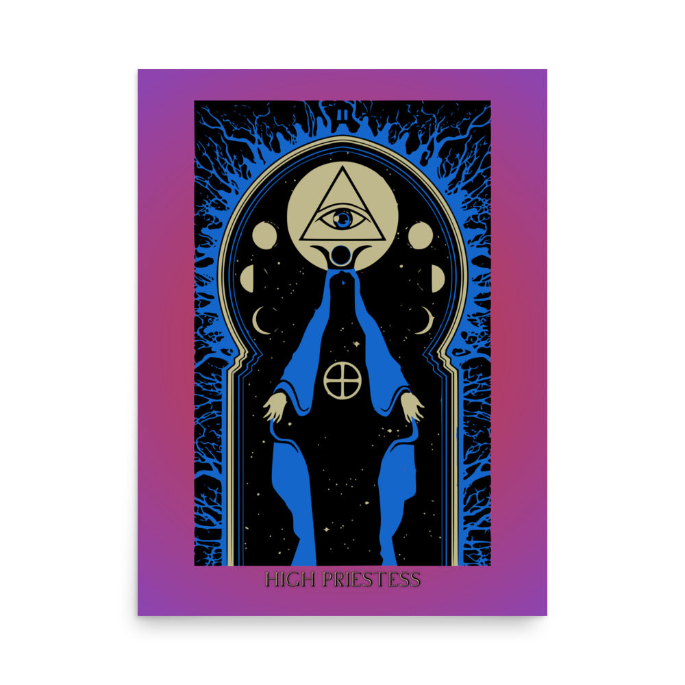 High Priestess Tarot Card Framed Print