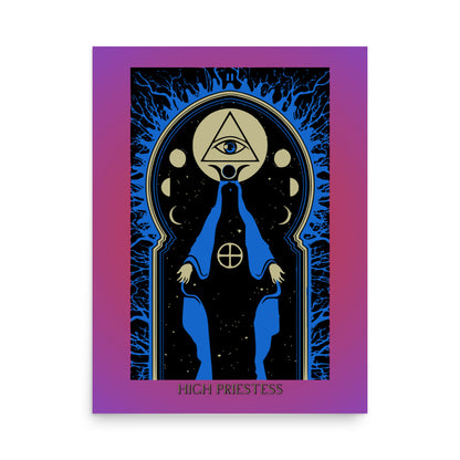 High Priestess Tarot Card Framed Print