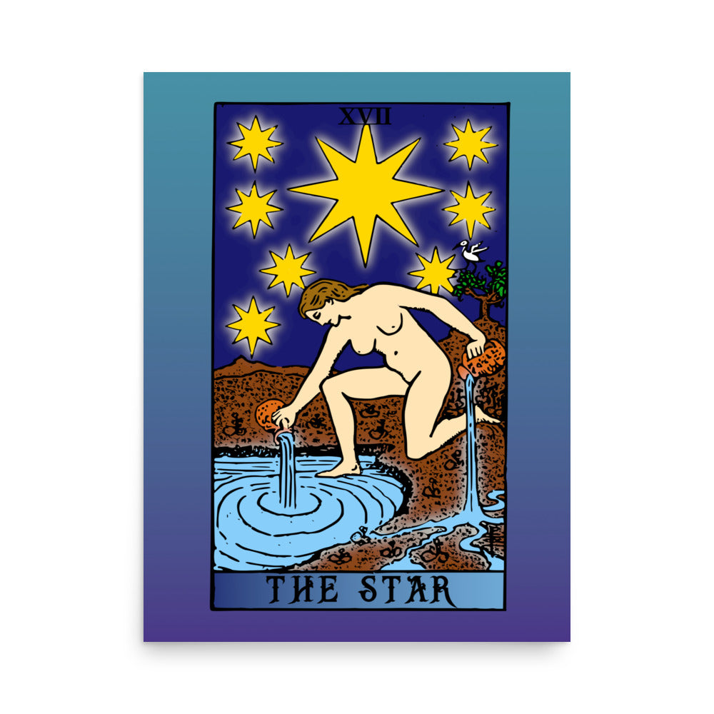 The Star Tarot Card Framed Print