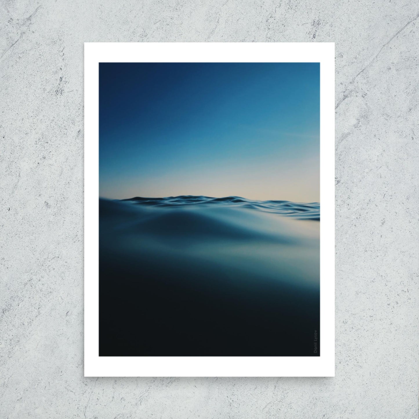 Calm Waves Framed Print