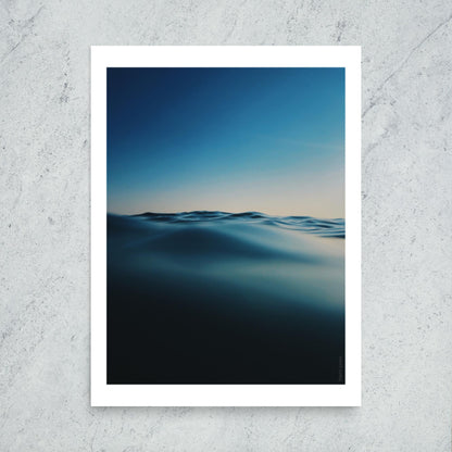 Calm Waves Framed Print
