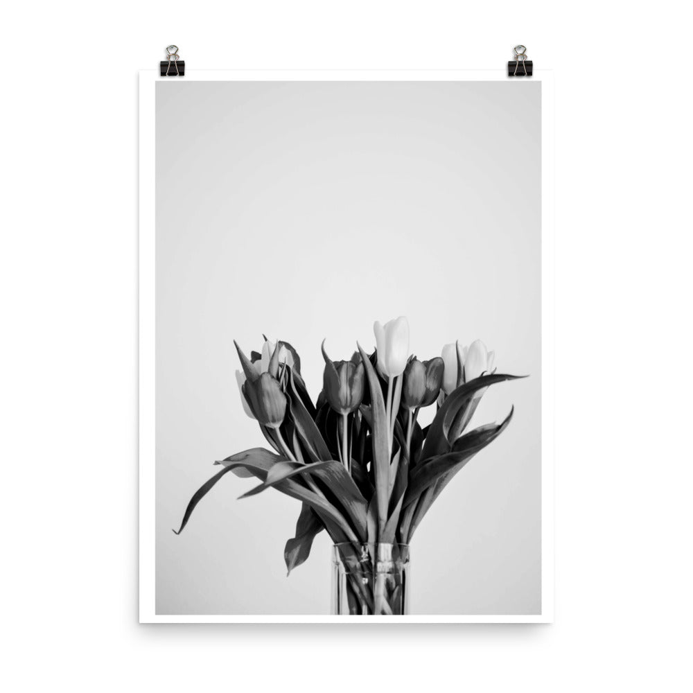 Minimalist Floral Art Poster Print