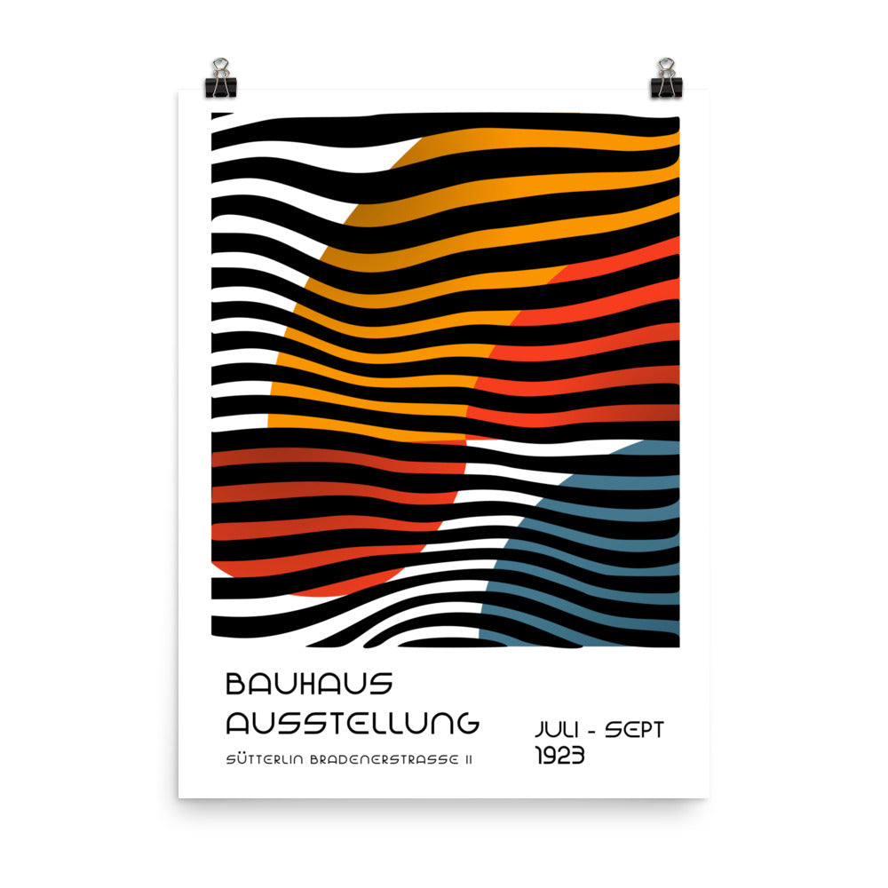 Bauhaus Between Lines Poster