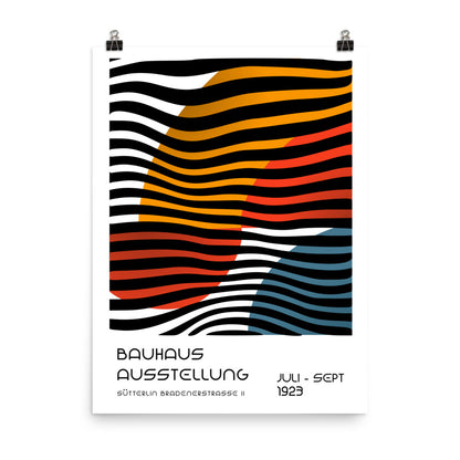 Bauhaus Between Lines Poster