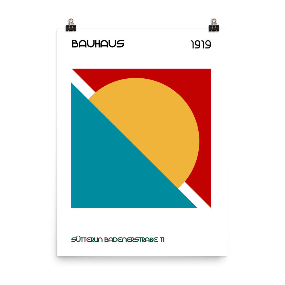 Sutterlin Badenerstrasse Bauhaus Poster Print