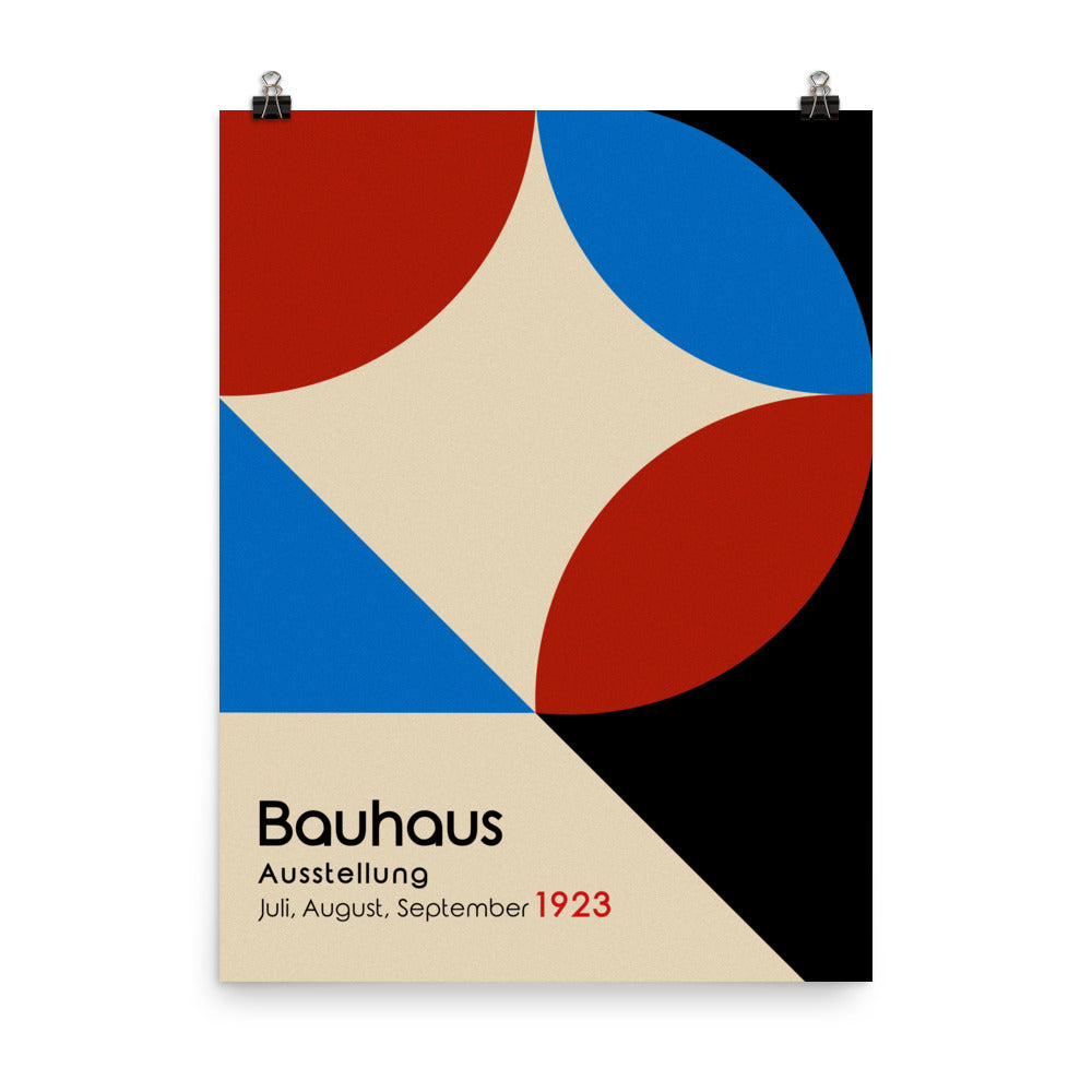 Bauhaus Shapes Poster Print